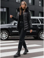 Dámska prešívaná zimná bunda LUNA black FashionStreet TY3972