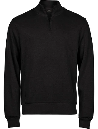 Tee Jays TJ 5506 Mikina z interlocku so zipsom na 1/4 dĺžky 18.5506 čierna Tee Jays TJ 5506 Mikina z interlocku so zipsom na 1/4 dĺžky 18.5506 čierna