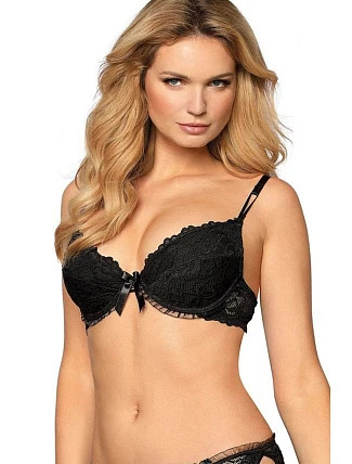 Podprsenka s push-up efektom a kvetinovým vzorom, model 231809 Róża