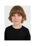 Chlapčenské jednofarebné tričko 4F 4FJRMM00TTSHM3254-20S