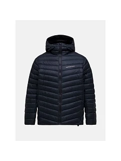 Bunda PEAK PERFORMANCE M Frost Down Hood Jacket, čierna