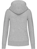 Kariban K 4028 Dámska ekologická mikina s kapucňou 20.4028 oxford grey
