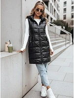 Dámska prešívaná vesta LUCI black FashionStreet TY3155