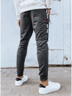 Pánske tmavosivé tepláky FashionStreet UX4271 Pánske tmavosivé tepláky FashionStreet UX4271