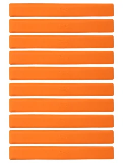 Ploché značky - pruhy 51x6cm 10ks svetlo oranžové SMJ sport ZPP-O