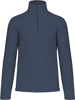 Kariban K 912 Mikrofleecová mikina s 1/4 zipsom „Enzo“ 20.K912 tmavomodrá