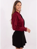 Košeľa DHJ KS 9213.86 bordová