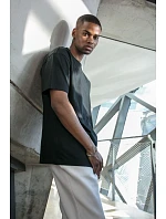 Build your Brand BY 102 Tričko oversize z hrubej bavlny 56.0102 svetlošedé