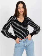 Blúzka RV BZ 8613.15X čierna a biela