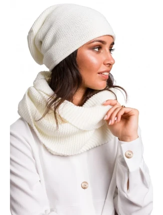 BK044 Šiltovka s kapucňou - ecru