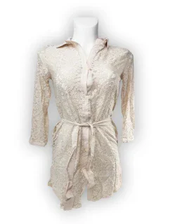 Dámsky plážový župan B033 Beige - Selmark