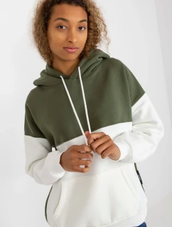 Dámska mikina Model AP-BL-AP-3001.98P Kaki - Rue Paris