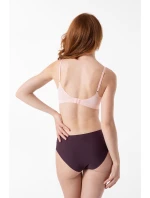 Julimex Tmavá slivka Jednoduché klasické nohavičky S-XL