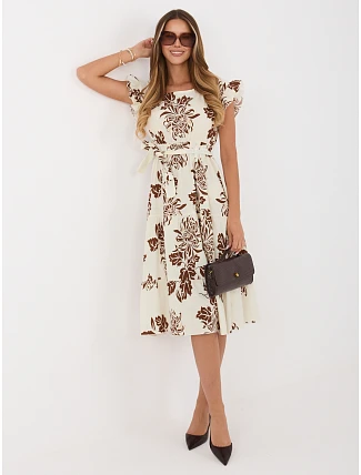 Šaty IR SK SD1457 2,85 hnedá