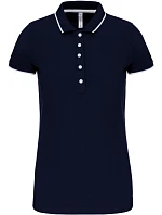Kariban K 252 Dámske kontrastné polo tričko z piké 20.K252 tmavomodrá/biela/červená Kariban K 252 Dámske kontrastné polo tričko z piké 20.K252 tmavomodrá/biela/červená