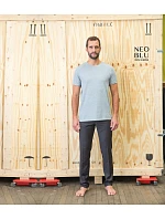 NEOBLU Loris Unisex tričko z piké 24.3775 šedá melírovaná NEOBLU Loris Unisex tričko z piké 24.3775 šedá melírovaná