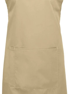 Premier PR 154 Zásterka s náprsenkou a vreckom na bruchu „Colours“ 39.0154 khaki
