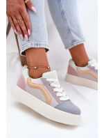Sneakersy Damskie Na Platformie Multikolor Tellnira
