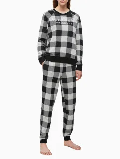 Dámska mikina QS6301E-2ZJ sivočierna - Calvin Klein