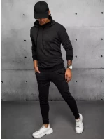 FashionStreet čierna pánska tepláková súprava AX0692
