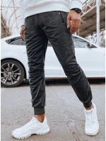 Pánske tmavosivé tepláky FashionStreet UX4123 Pánske tmavosivé tepláky FashionStreet UX4123