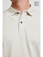 NEOBLU Orel Unisex piqué polo z hrubej bavlny 24.4337 optická biela NEOBLU Orel Unisex piqué polo z hrubej bavlny 24.4337 optická biela