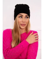 Fleecová čiapka Marta K231 čierna
