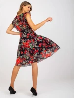 Šaty DHJ SK N13198 3.05P čierno-červené