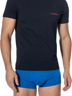 Pánske tričko 2pcs 111267 9P717 27435 tmavo modrá - Emporio Armani