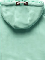 Dámska mikina na zips Smooth v pistáciovej farbe (2311)