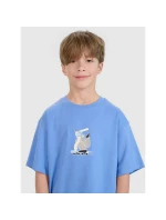Chlapčenské tričko s potlačou 4F 4FJRSS25TTSHM2641-33S