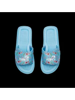 Klapka na suchý zips Kubota viacfarebná kvetinová modrá K25SS-100-001-14-1
