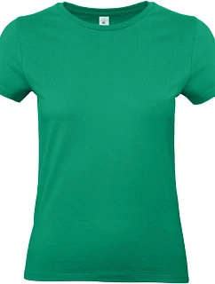 B&C #E190 /women Dámske tričko z hrubej bavlny 01.004T kelly green