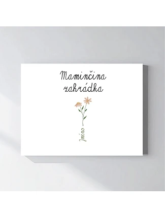 Personalizovaný magický fotob obraz v ráme – 30x40 – kvetinová záhradka Personalizovaný magický fotob obraz v ráme – 30x40 – kvetinová záhradka