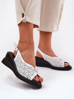 Model topánok na podpätku 213013 Krok v štýle