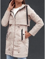 Dámska prechodná bunda GLAMJACKET light beige FashionStreet TY4382