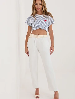 Šnúrové nohavice model 226457 Taliansko Moda