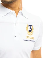 FashionStreet pánske biele polo tričko PX0360 FashionStreet pánske biele polo tričko PX0360