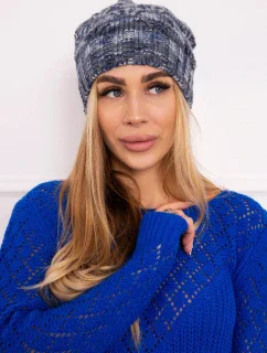 Roksana fleecová čiapka K209 modrá+džínsy