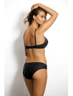 Dámske nohavičky Nuit P-309/2 čierna a strieborná - Kinga