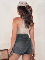 Dámske džínsové šortky JEANLOVE black FashionStreet SY0377 Dámske džínsové šortky JEANLOVE black FashionStreet SY0377