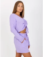 Blúzka D70031F11106A3 svetlo fialová