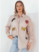 Dámska hnedá košeľa CAMBIL FashionStreet DY0411