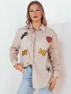 Dámska hnedá košeľa CAMBIL FashionStreet DY0411