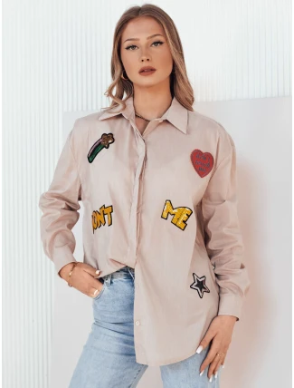 Dámska hnedá košeľa CAMBIL FashionStreet DY0411