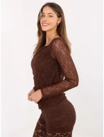 Blúzka MI BZ 272403.19P hnedá