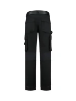 Pracovné nohavice Twill Cordura Stretch unisex pracovné nohavice čierne