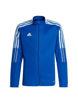 Detská futbalová mikina Tiro 21 Track GM7315 modrá - Adidas Detská futbalová mikina Tiro 21 Track GM7315 modrá - Adidas