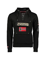Pánska športová mikina Geographical Norway GYMCLASS BLACK DB MEN 100 s kapucňou, čierna (WU4185H-GN-BLACK) Pánska športová mikina Geographical Norway GYMCLASS BLACK DB MEN 100 s kapucňou, čierna (WU4185H-GN-BLACK)