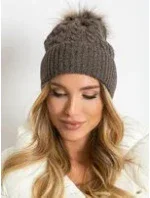 Dámska čiapka AT CZ 173501 tmavo hnedá Dámska čiapka AT CZ 173501 tmavo hnedá